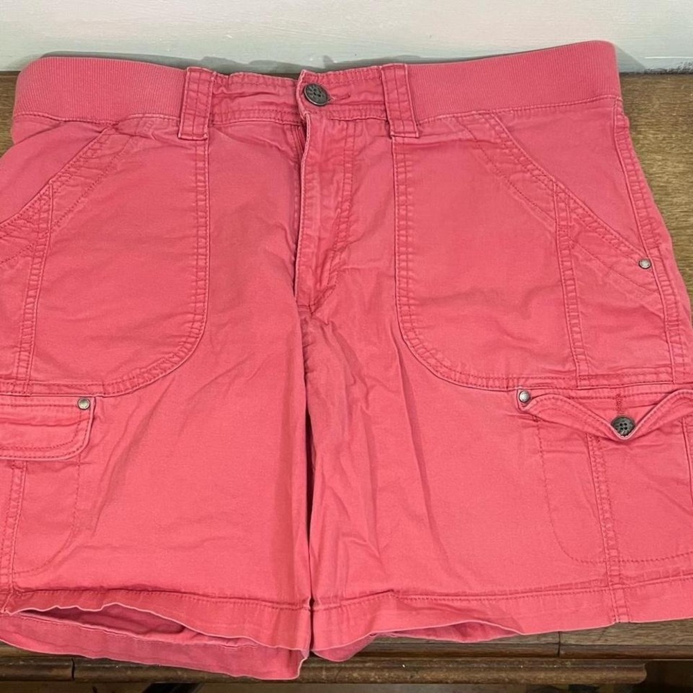 Lee's sz.us w14 relaxed fit, pink cargo shorts coquette cowgirl southern skater